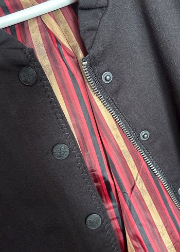 Alice Through the Looking Glass Siyah Uzun Goth Kadın Trenchcoat - Görsel 6