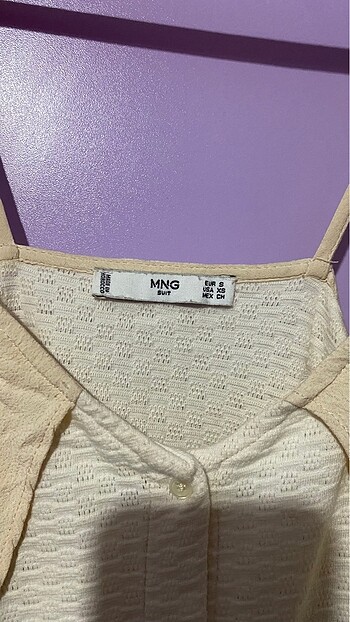 xs Beden Mango yazlık bluz