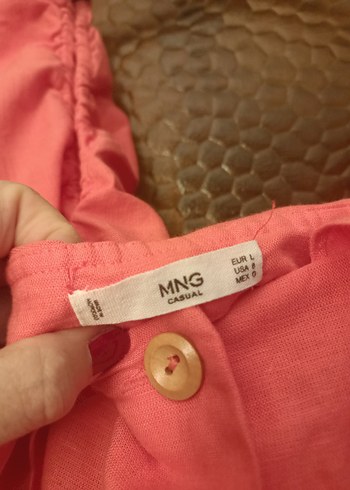 Pembe Volanlı Uzun Askısız Bohem Elbise - Görsel 2