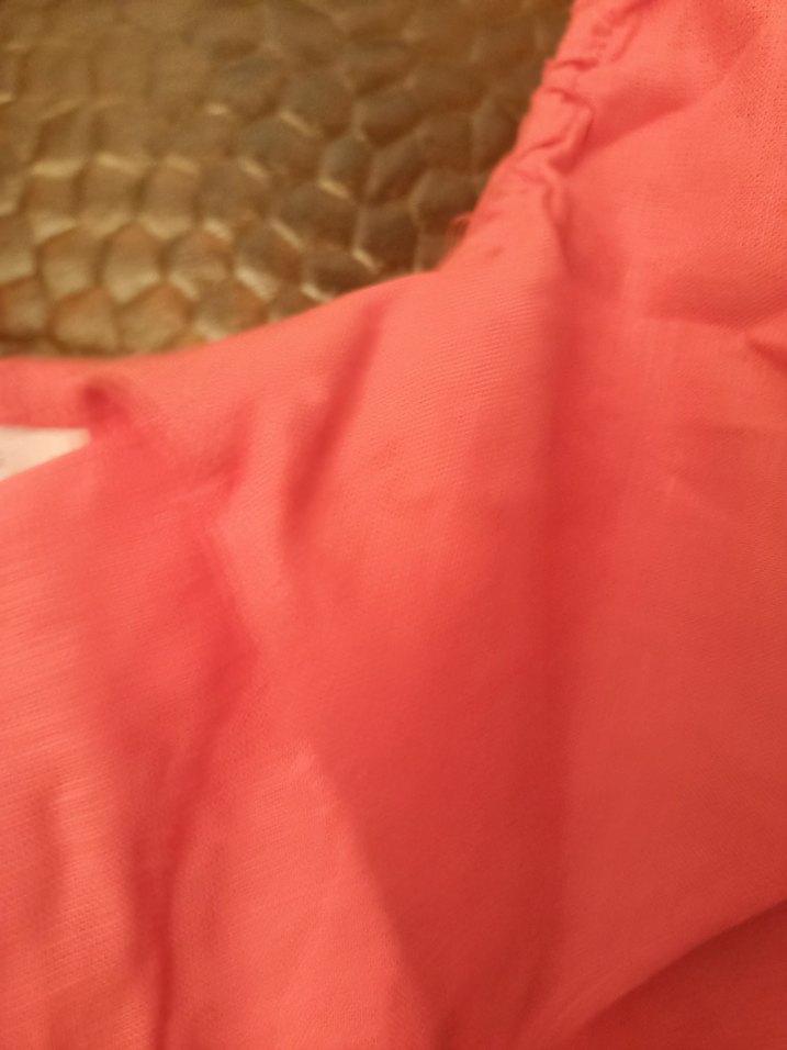 Pembe Volanlı Uzun Askısız Bohem Elbise - Görsel 3