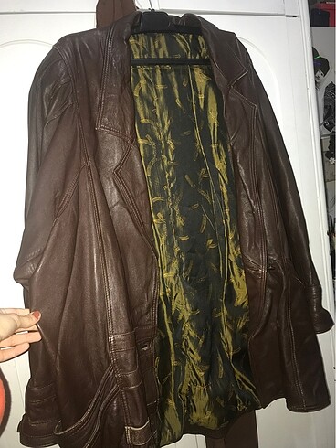 xl Beden Vintage deri ceket