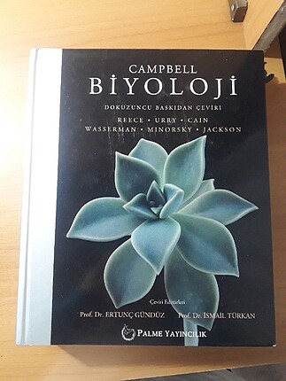 Campbell Biyoloji Dokuzuncu Baskı Çeviri kitabı 