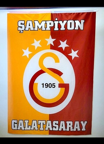 Galatasaray bayrak 1.5 metre 5 yıldız