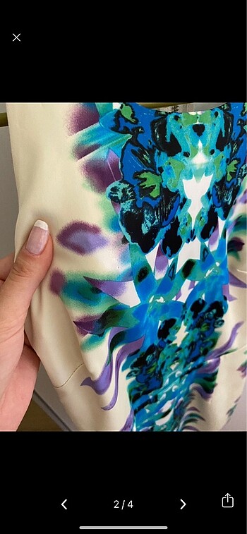 Zara Elbise saten