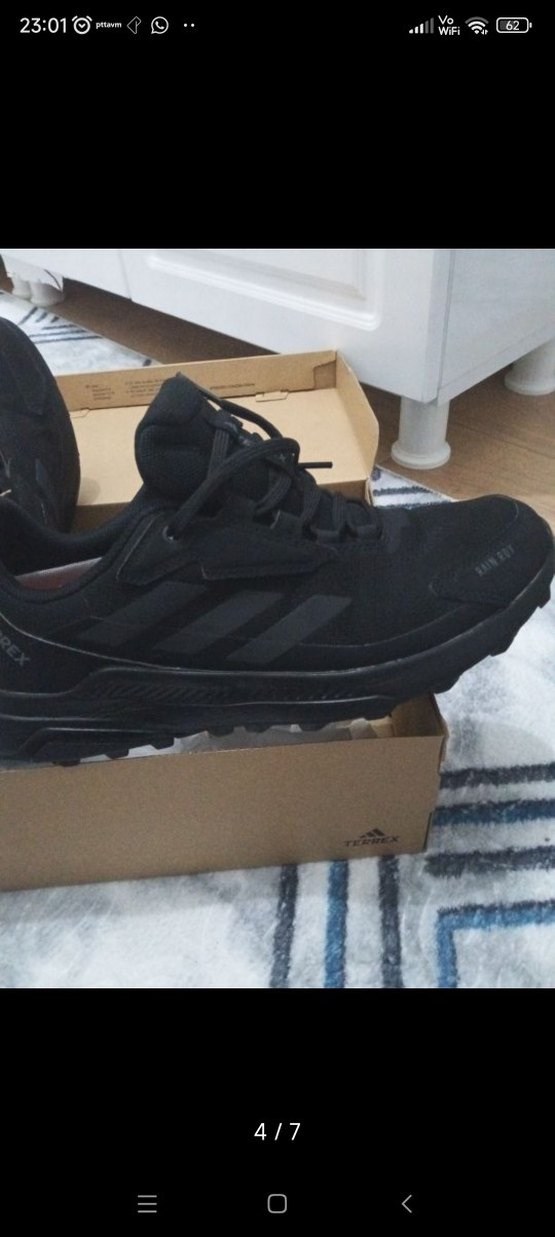 Adidas Erkek Siyah Spor Dış Mekan Ayakkabısı - Görsel 2