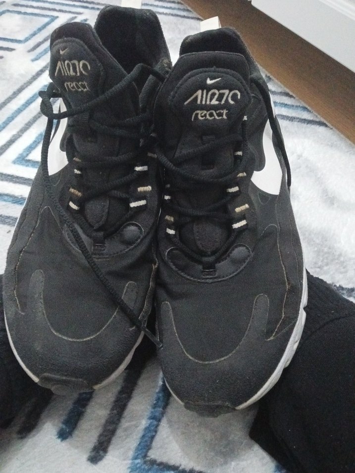 Nike Siyah Bağcıklı Stiletto Topuklu erkek Spor Ayakkabı - Görsel 5