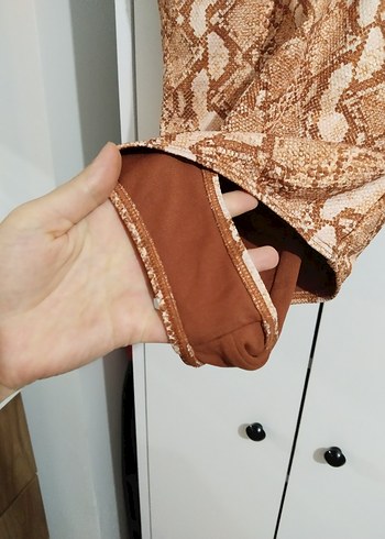 Yılan Desenli Bohem Kadın Mayo - Görsel 3