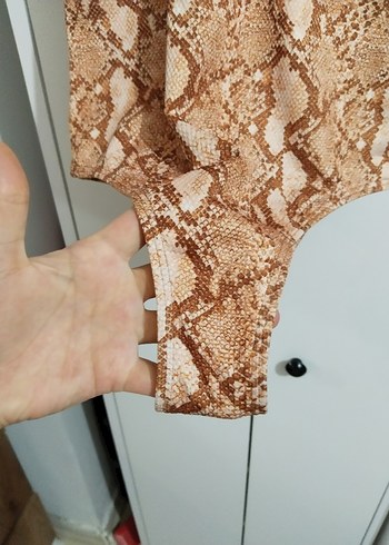 Yılan Desenli Bohem Kadın Mayo - Görsel 2