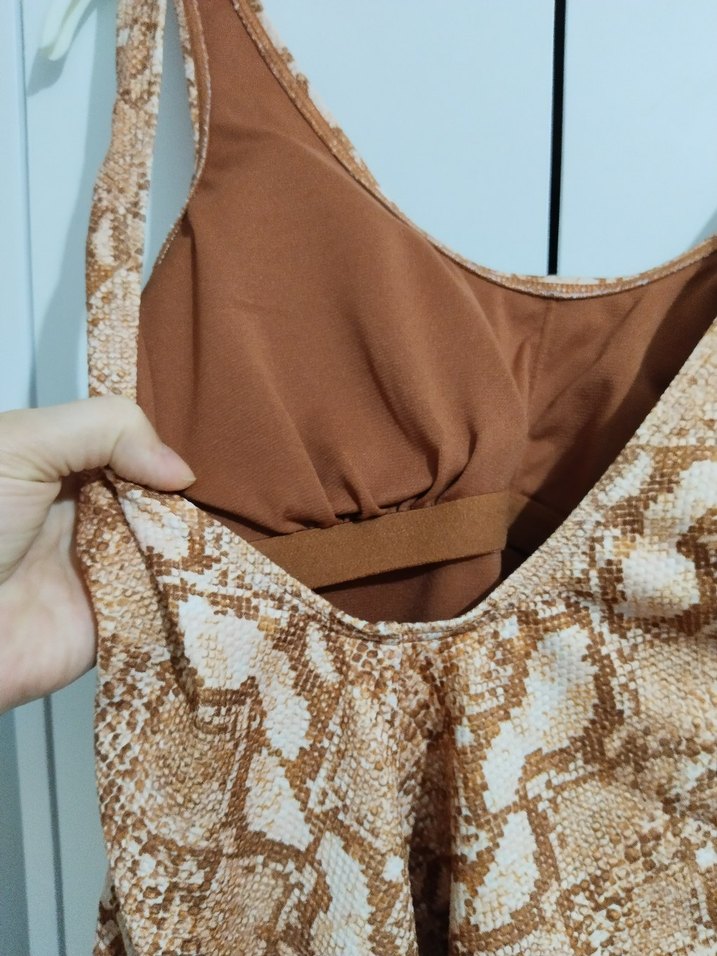 Yılan Desenli Bohem Kadın Mayo - Görsel 5