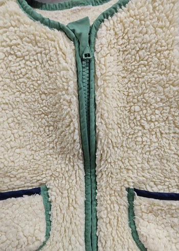 Çocuk Beyaz Kürklü Yelek - Görsel 2