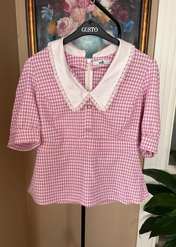 Pembe Mini V Yaka ikili takım - Görsel 4