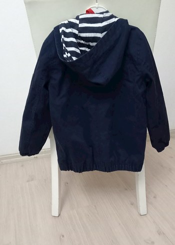 Lacivert Kapüşonlu Erkek Çocuk Ceket - Görsel 9