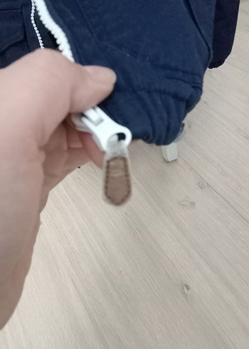 Lacivert Kapüşonlu Erkek Çocuk Ceket - Görsel 8