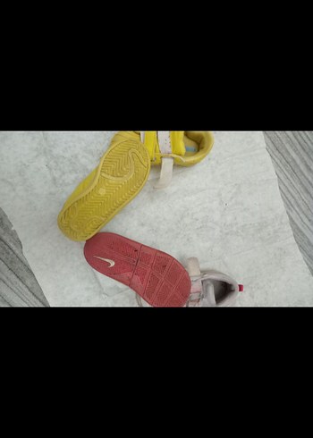 Kız Çocuk Sarı Cırt Cırtlı Spor Ayakkabı - Görsel 5