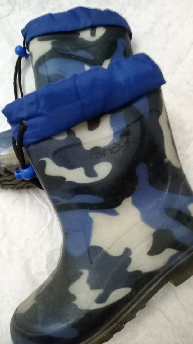 Erkek Çocuk Kamuflaj Desenli Lastik Bot - Görsel 3