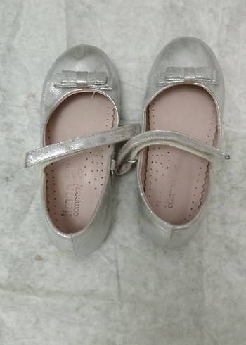 Kızlar için Gri Tokalı Babet - Görsel 3