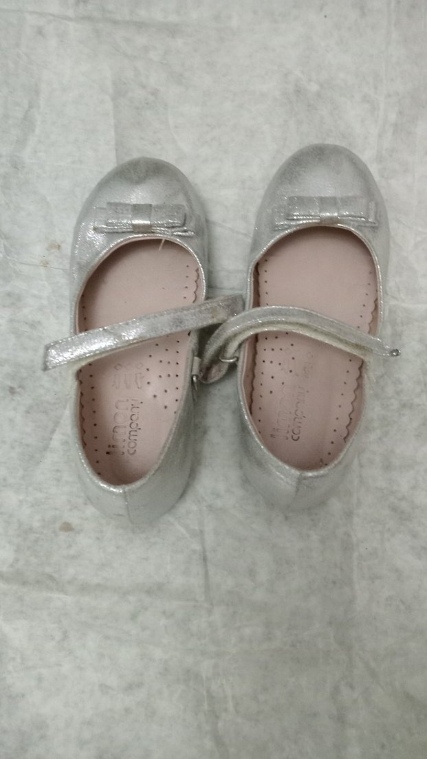 Kızlar için Gri Tokalı Babet - Görsel 3