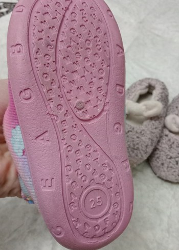 Kız Çocuk Pembe Unicorn Desenli Sıcak Panduf - Görsel 5