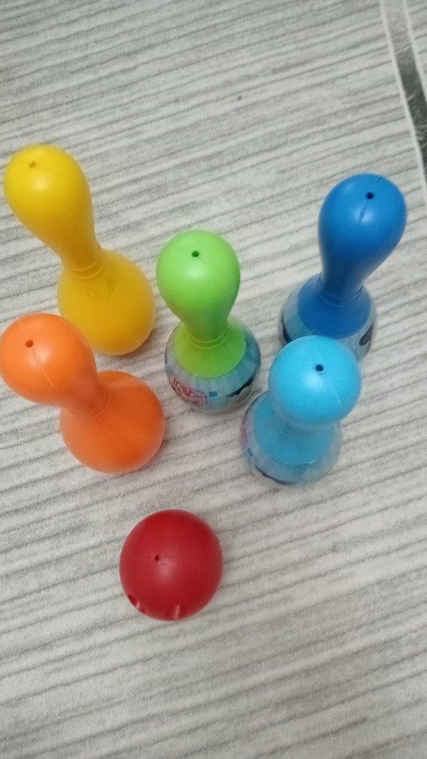Renkli Çocuk Bowling Oyunu Seti - Görsel 4