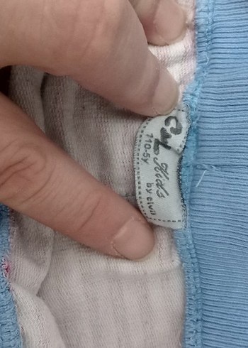 Kız Çocuk Çizgili Tayt pijama - Görsel 3