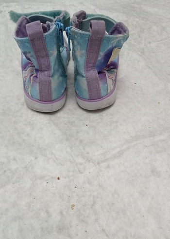 Kız Çocuk Mavi Frozen Baskılı Sneaker - Görsel 4