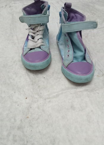 Kız Çocuk Mavi Frozen Baskılı Sneaker - Görsel 2