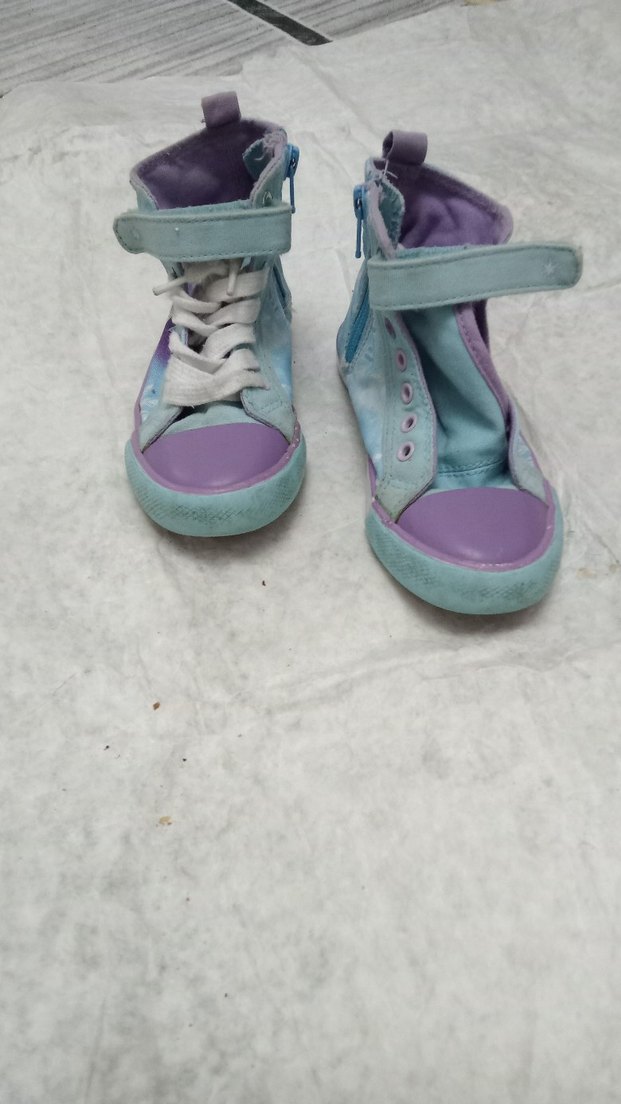 Kız Çocuk Mavi Frozen Baskılı Sneaker - Görsel 2