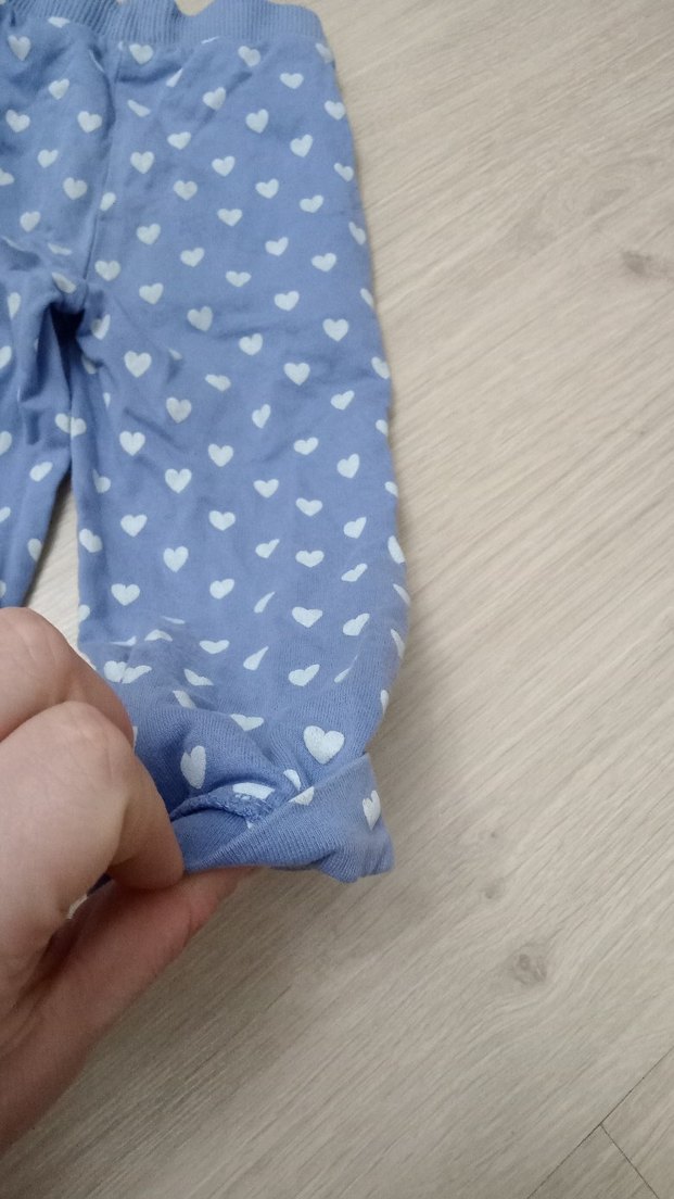 Mavi Desenli Kız Çocuk Rahat Tayt - Görsel 2