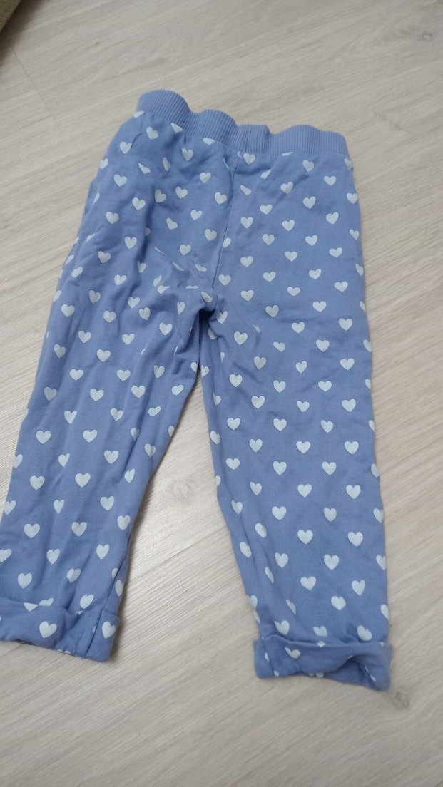 Mavi Desenli Kız Çocuk Rahat Tayt - Görsel 3