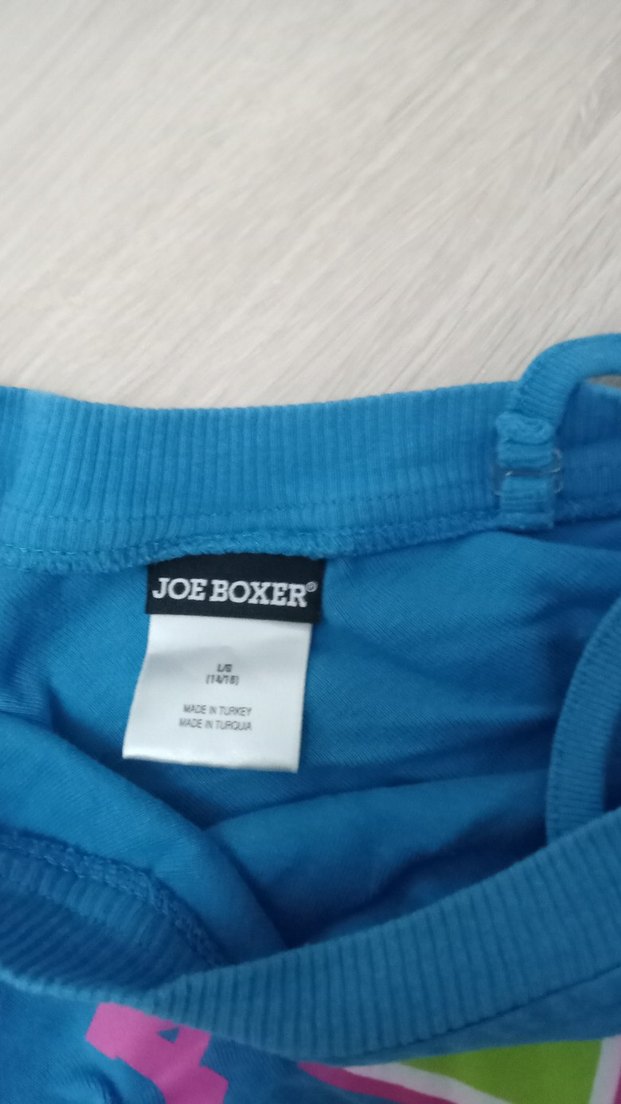 Mavi Baskılı Askısız Kız Tişörtü - Görsel 2