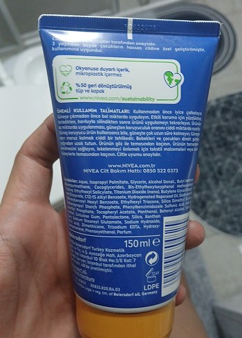 Nivea Nivea Kids Ultra Güneş Kremi SPF 50+