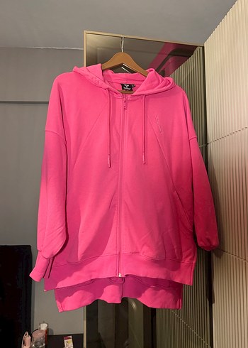 Hummel Kadın Pembe Fermuarlı Sweatshirt