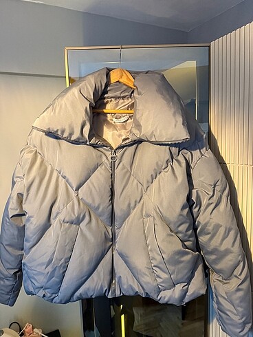 Gri puffer mont