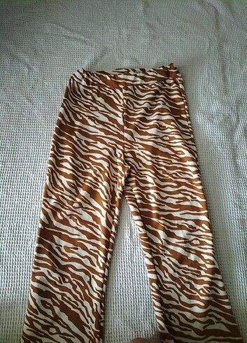 zebra desenli pantolon 