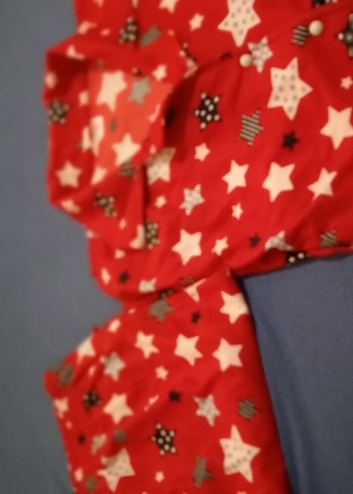 Süet kumaş kadın pijama takımı — görsel 3/4