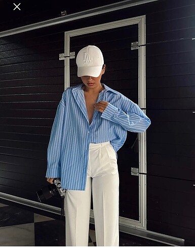 36 Beden Zara oversize gömlek