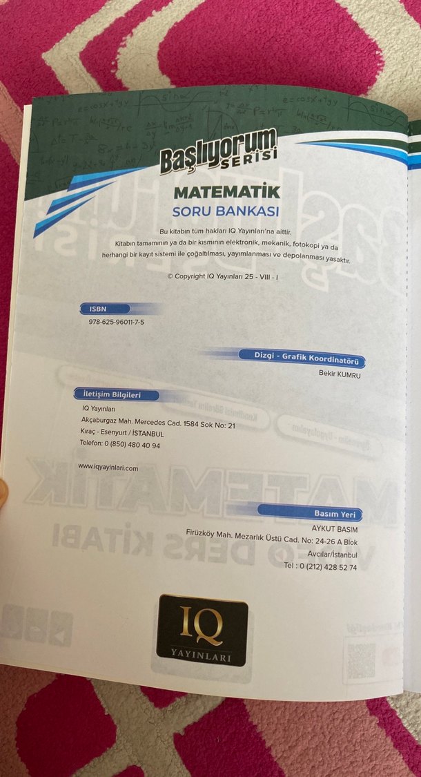 AYT Matematik Video Ders Kitabı - Başlıyorum Serisi - Görsel 2