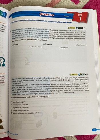 Hızlı Okuma Teknikleriyle Paragraf Kitabı - Görsel 7