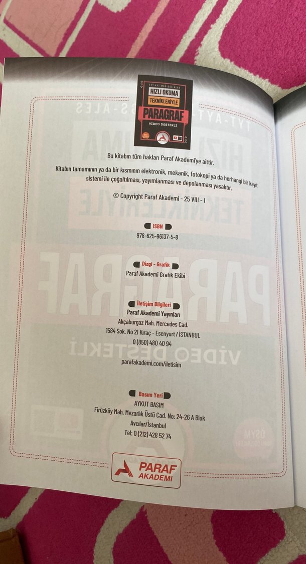 Hızlı Okuma Teknikleriyle Paragraf Kitabı - Görsel 2