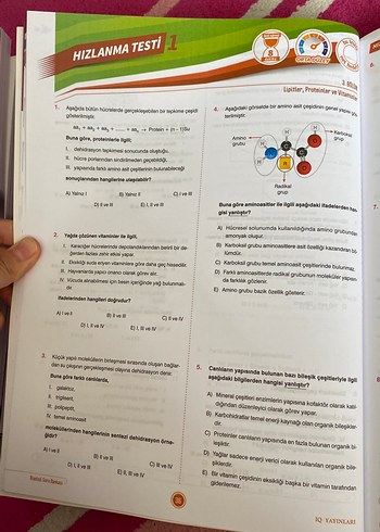TYT Başlıyorum Serisi Biyoloji Soru Bankası - Görsel 4