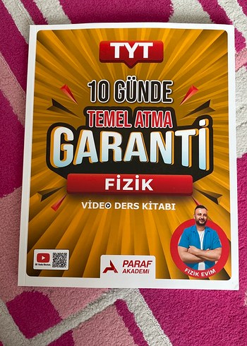 TYT Fizik 10 Günde Temel Atma Garantili Kitap