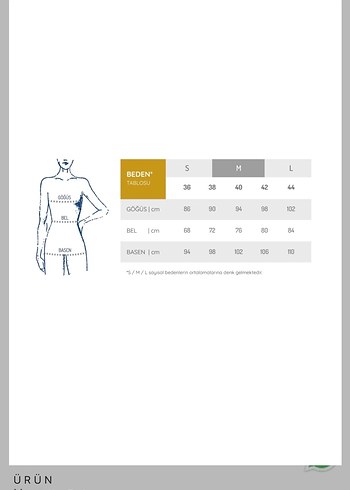 Uzun Bol Kesim Gri Batik Desenli Kot Etek - Görsel 3