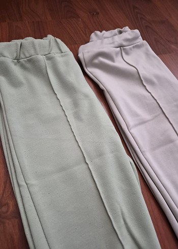 Bej kız çocuk Normal Kesim pantolon tayt - Görsel 2