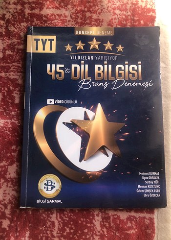TYT Dil Bilgisi Branş Denemesi Kitabı bilgi sarmal