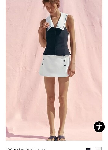 xs Beden Zara şort etek