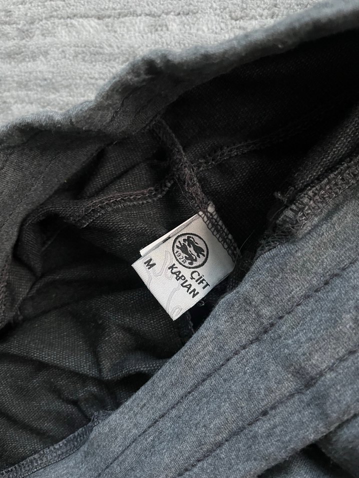 Gri Rahat Kesim Kadın Eşofman Altı - Görsel 3