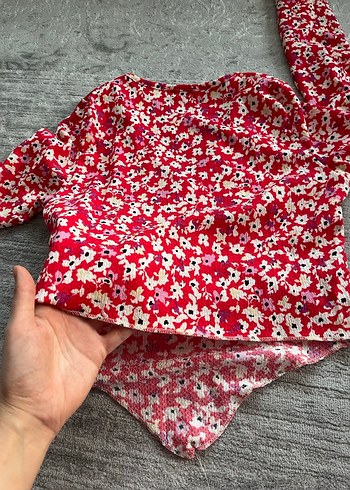 Uzun kollu crop - Görsel 5