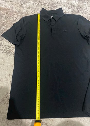 Erkek Siyah Kısa Kollu Polo Tişört - Görsel 3