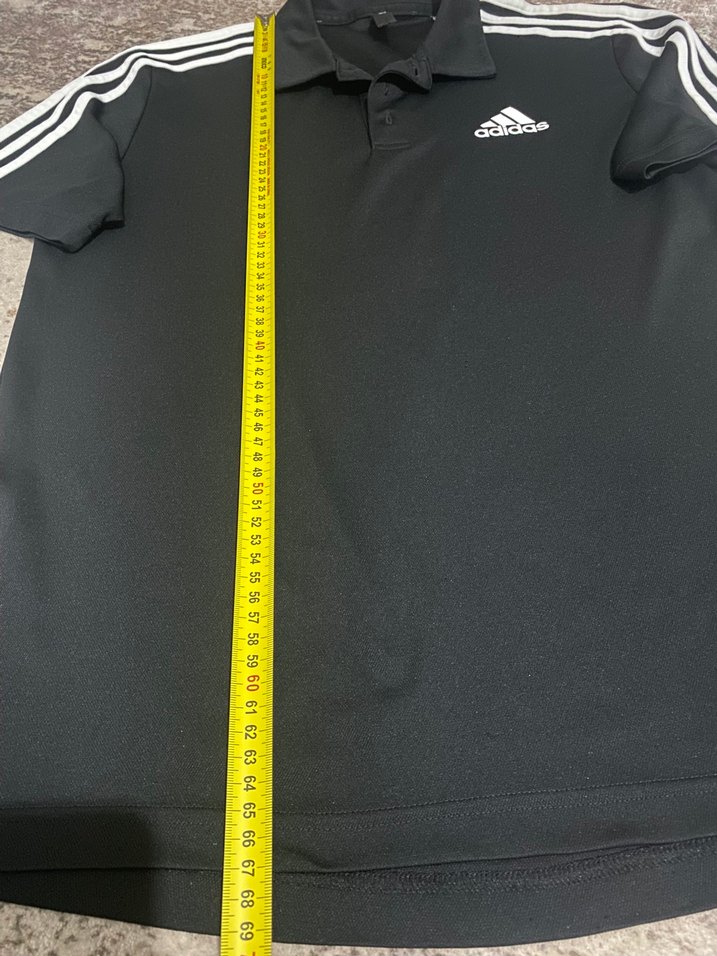 Siyah Kısa Kollu Fitted Polo Tişört - Görsel 2