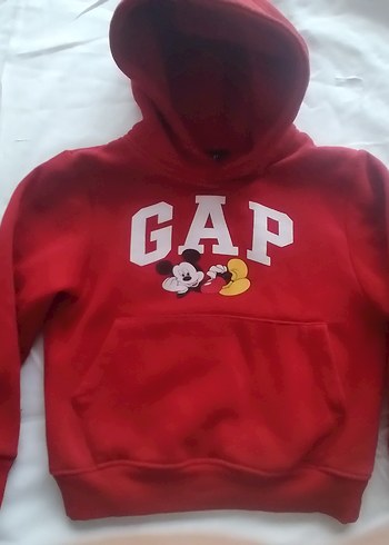 Kırmızı GAP Mickey Baskılı Erkek Sweatshirt - Görsel 4
